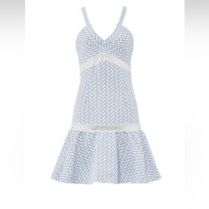 Shoshanna blue Brandt dress